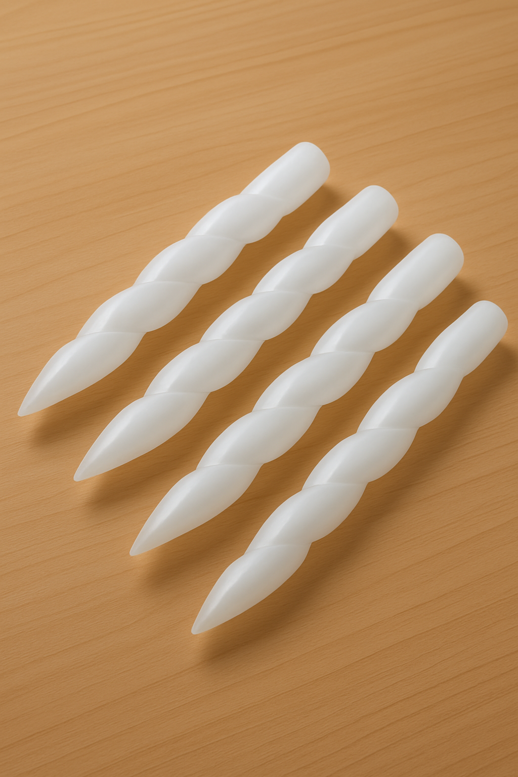 Selenite Massage Stone Spiral Shaped