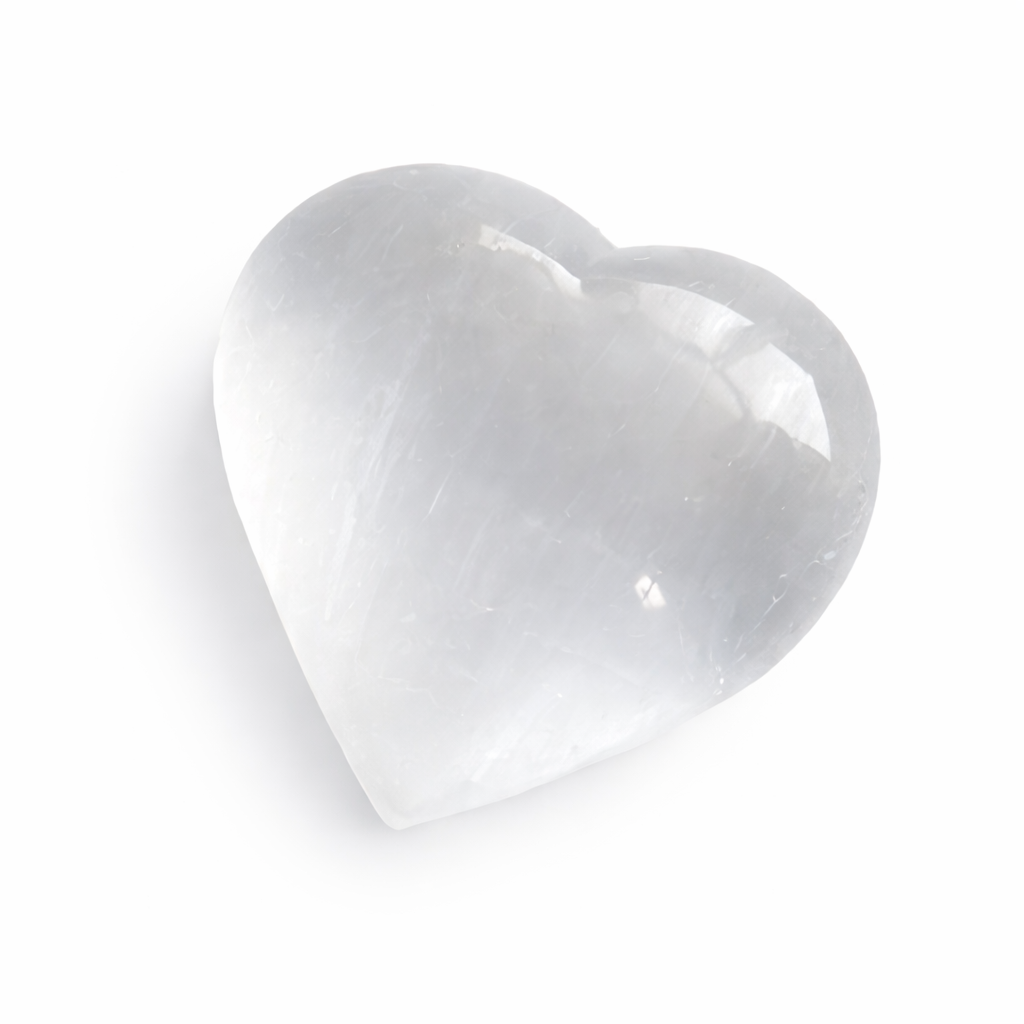 Selenite Healing Stone - Heart Shape