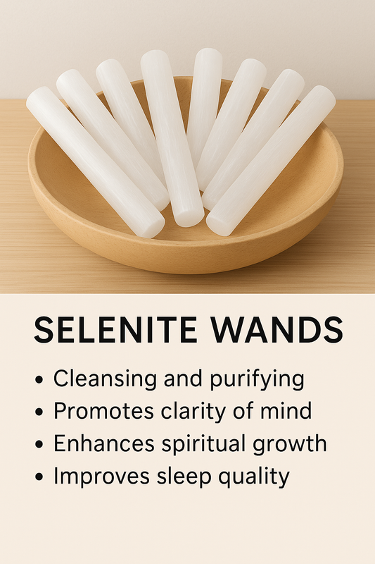 Selenite Wands Natural Crystal