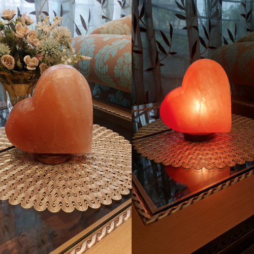 Heart Shaped Himalayan Salt Lamp