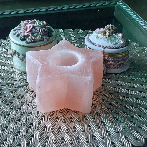 Star Shape Himalayan Salt Tealight Holder