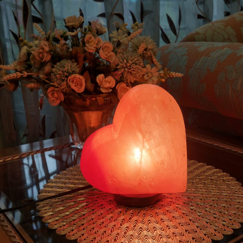 Heart Shaped Himalayan Salt Lamp