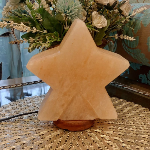 Star Shaped Himalayan Salt Lamp