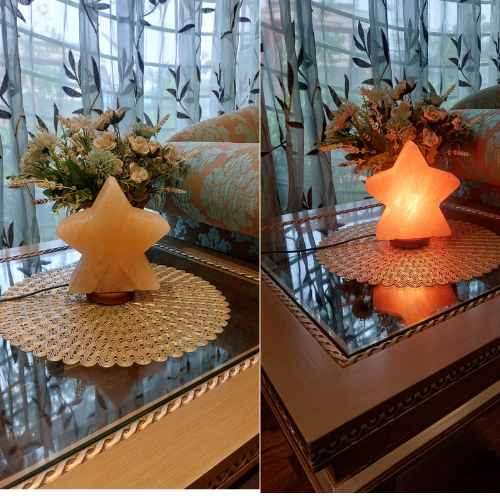 Star Shaped Himalayan Salt Lamp
