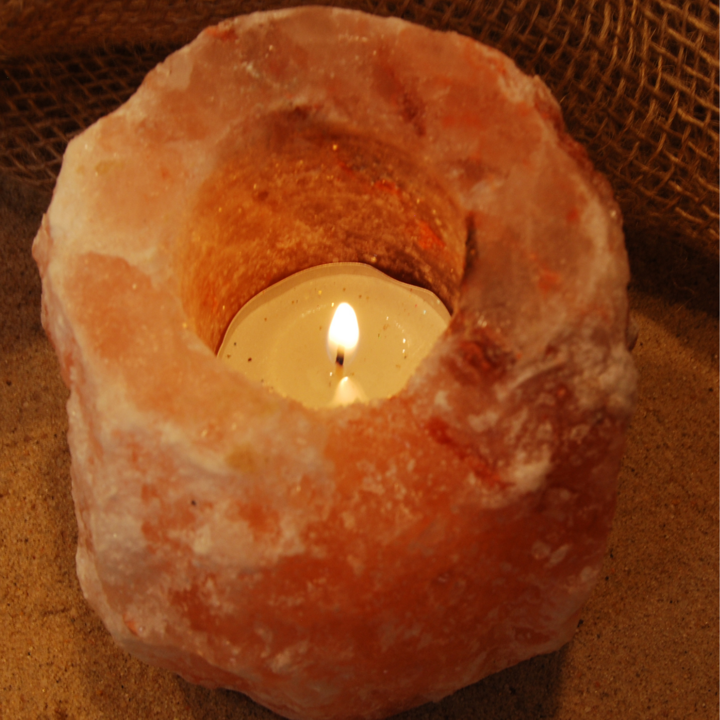 Himalayan Natural Salt Tealight Holder