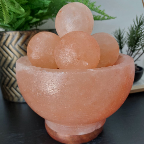 Himalayan Salt Fire Bowl With Balls