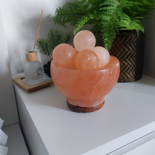 Himalayan Salt Fire Bowl With Balls