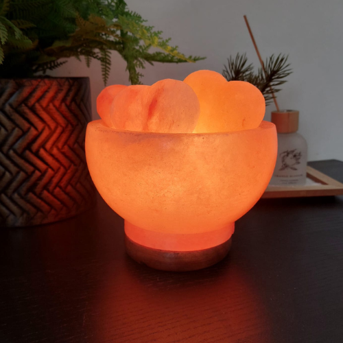 Himalayan Salt Fire Bowl With Hearts
