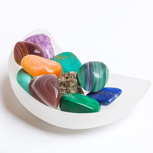 Moon Selenite Bowl