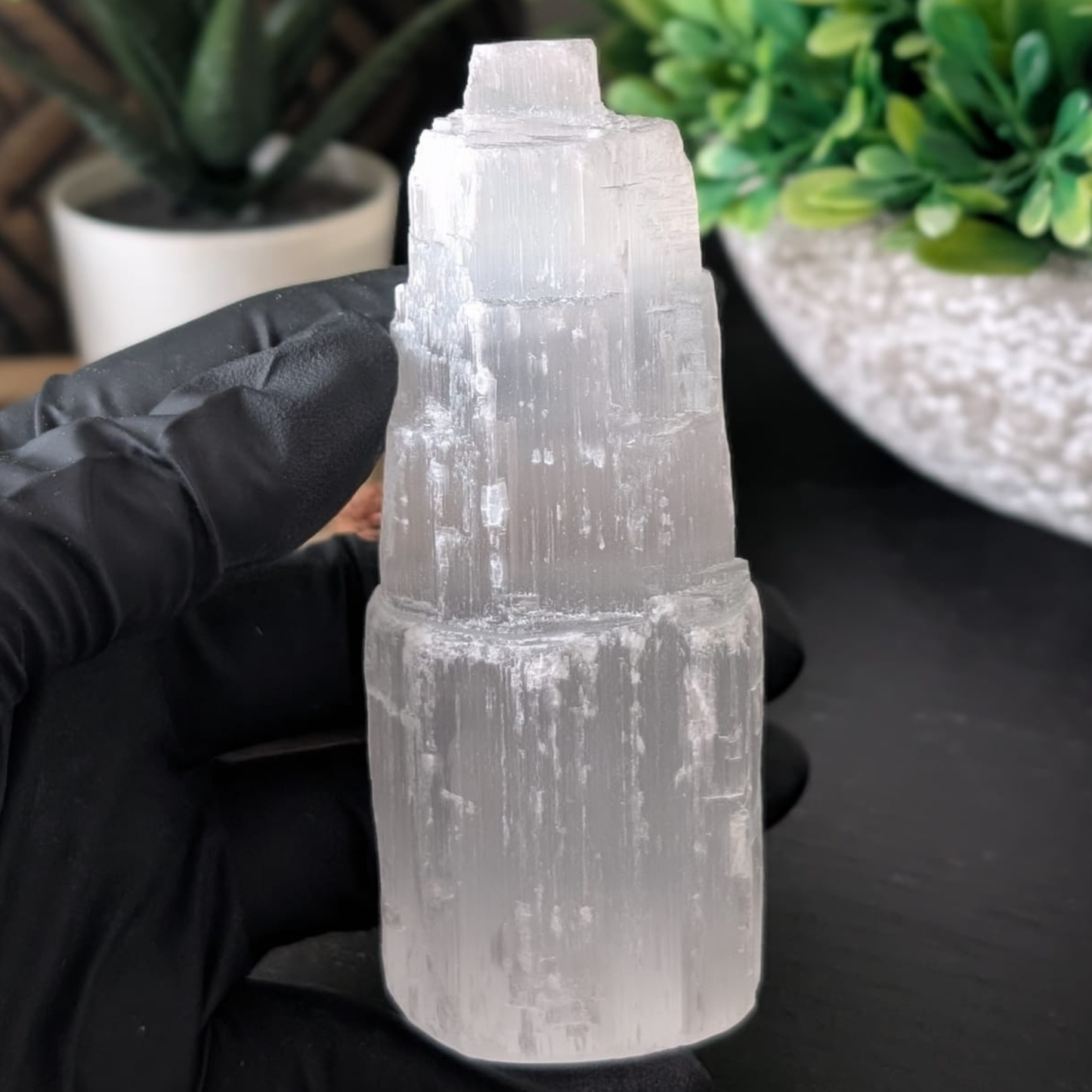 Selenite Mini Tower - 8 cm