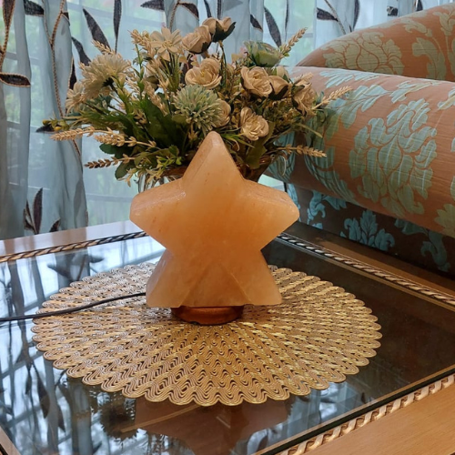 Star Shaped Himalayan Salt Lamp