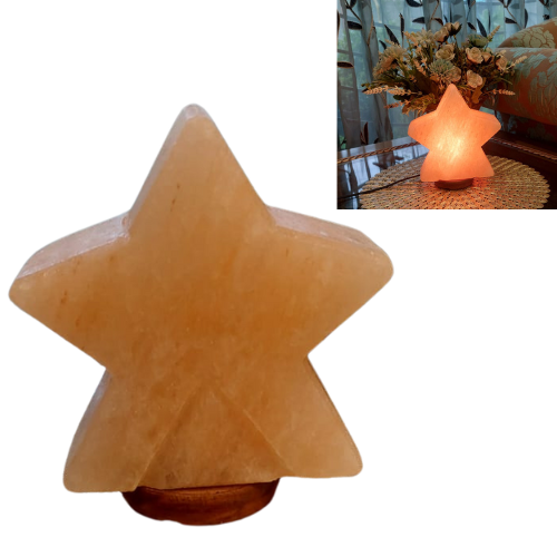 Star Shaped Himalayan Salt Lamp