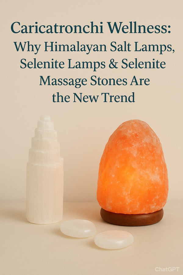 Caricatronchi Wellness: Why Himalayan Salt Lamps, Selenite Lamps & Selenite Massage Stones Are the New Trend