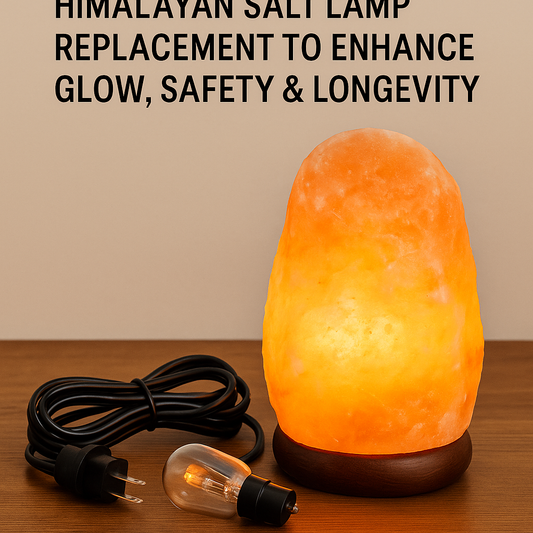 Lamp for Salt Lamp: The Best Himalayan Salt Lamp Replacement to Enhance Glow, Safety & Longevity