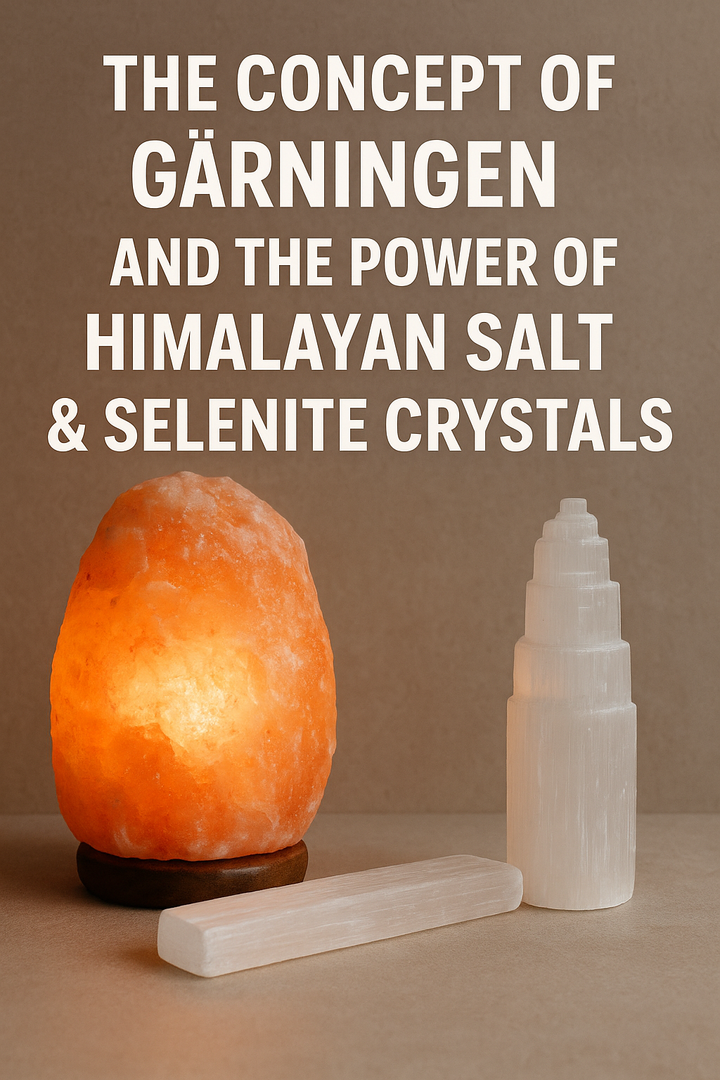 The Concept of Gärningen and the Power of Himalayan Salt & Selenite Crystals