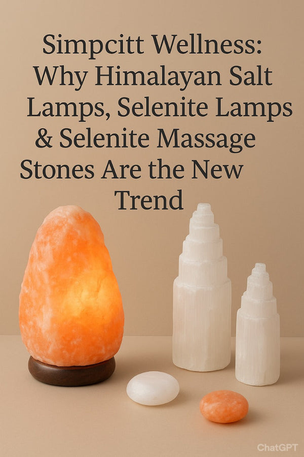 Simpcitt Wellness: Why Himalayan Salt Lamps, Selenite Lamps & Selenite Massage Stones Are the New Trend