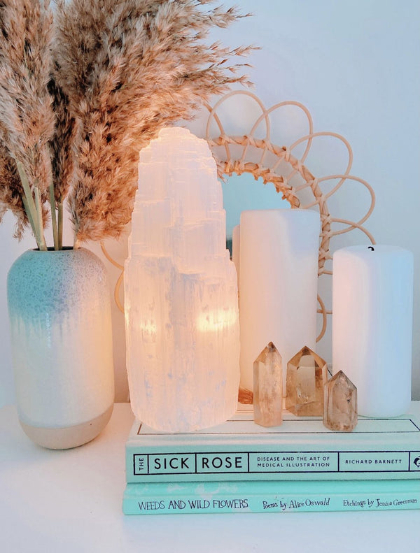 The Story of Selenite’s Glow Selenite Lamps & Crystals UK