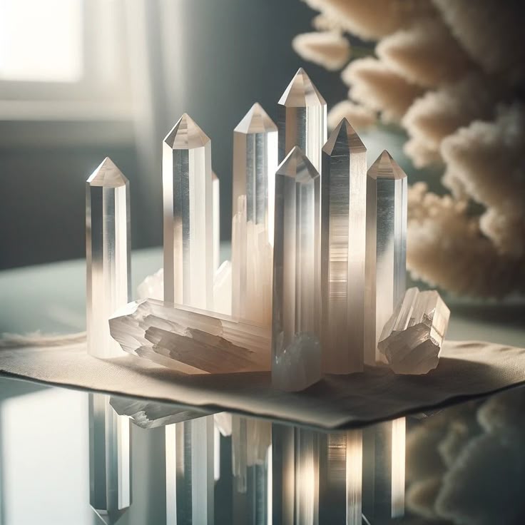 Natural Selenite Crystals