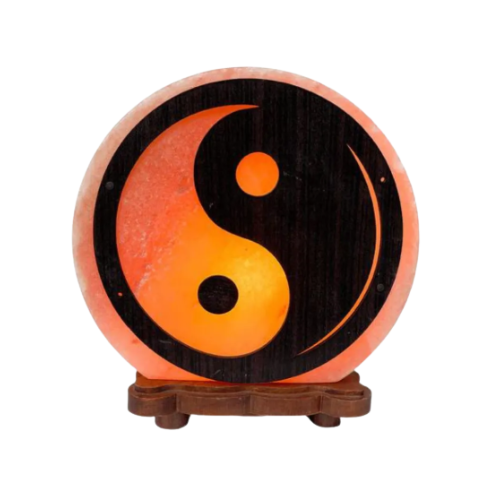 Himalayan Salt 3D Yin Yang Lamp