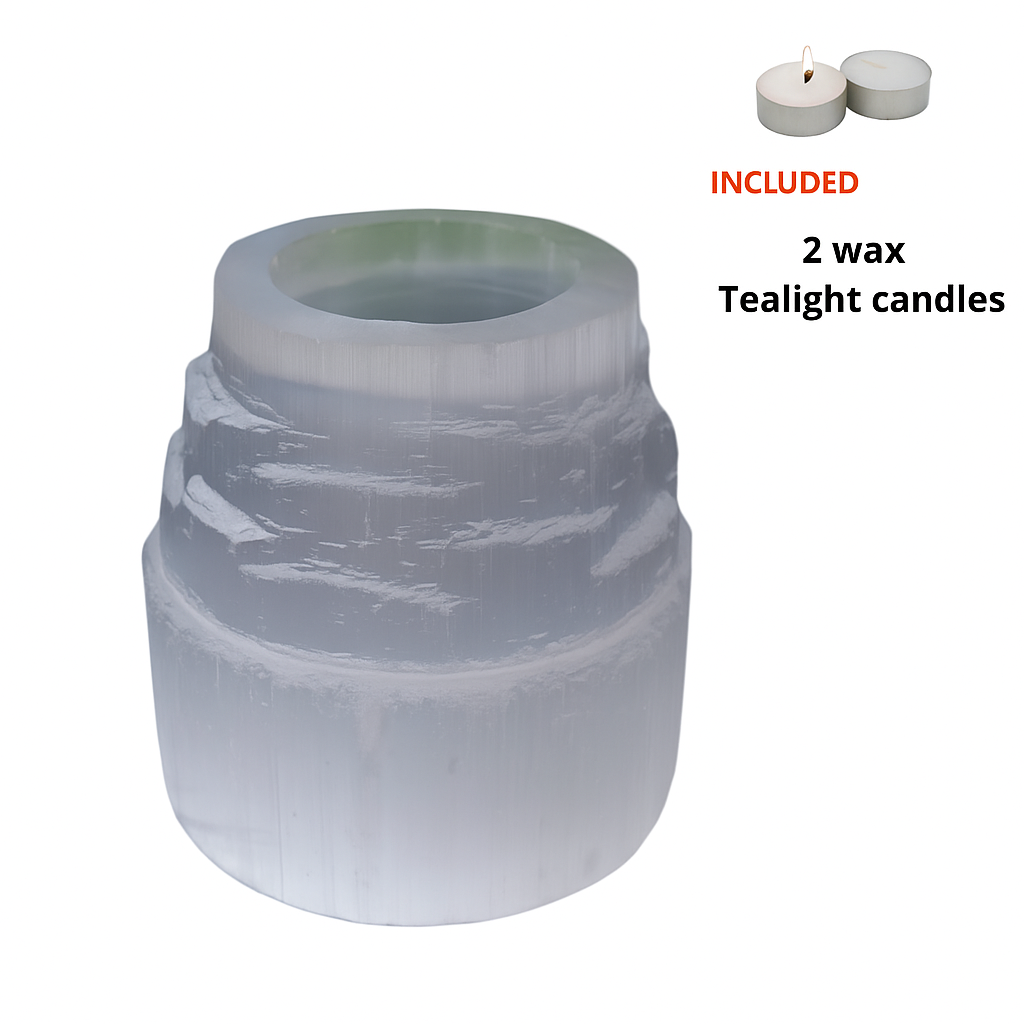 Selenite Tealight Holder