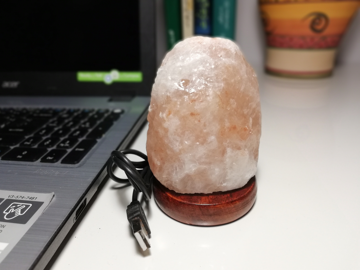 Himalayan Salt - USB Natural Lamp With Color Changing LED