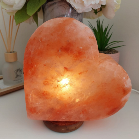 Salt Lamp Heart-Shaped