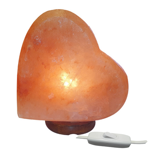 Salt Lamp Heart-Shaped