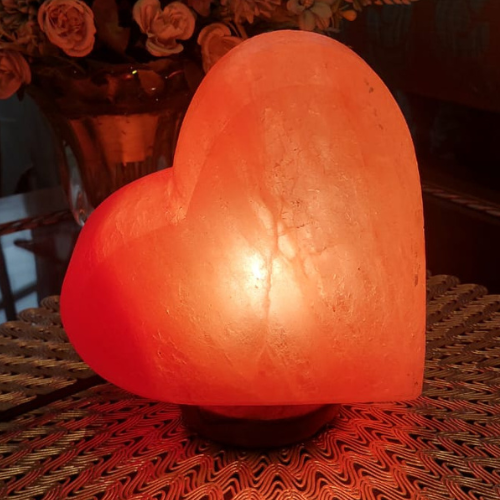 Heart Shaped Himalayan Salt Lamp