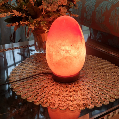 Egg Shaped Himalayan Salt Lamp