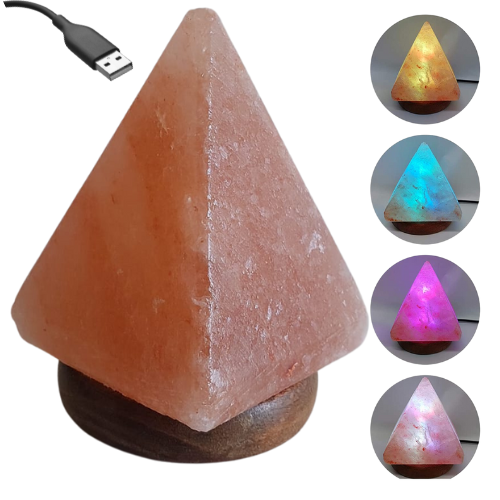 USB Salt Lamp Pyramid Shaped