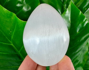 Selenite Massage Stone Egg Shaped