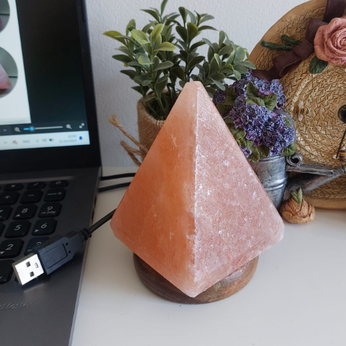 USB Salt Lamp Pyramid Shaped