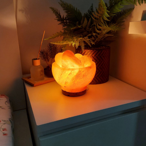Himalayan Salt Fire Bowl With Hearts