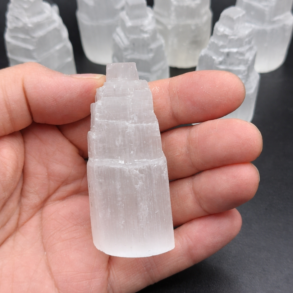Selenite Mini Tower - 6 cm