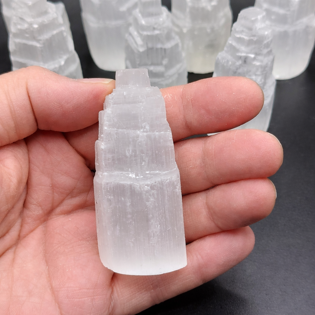 Selenite Mini Tower - 6 cm