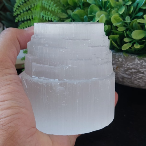 Selenite Tealight Holder