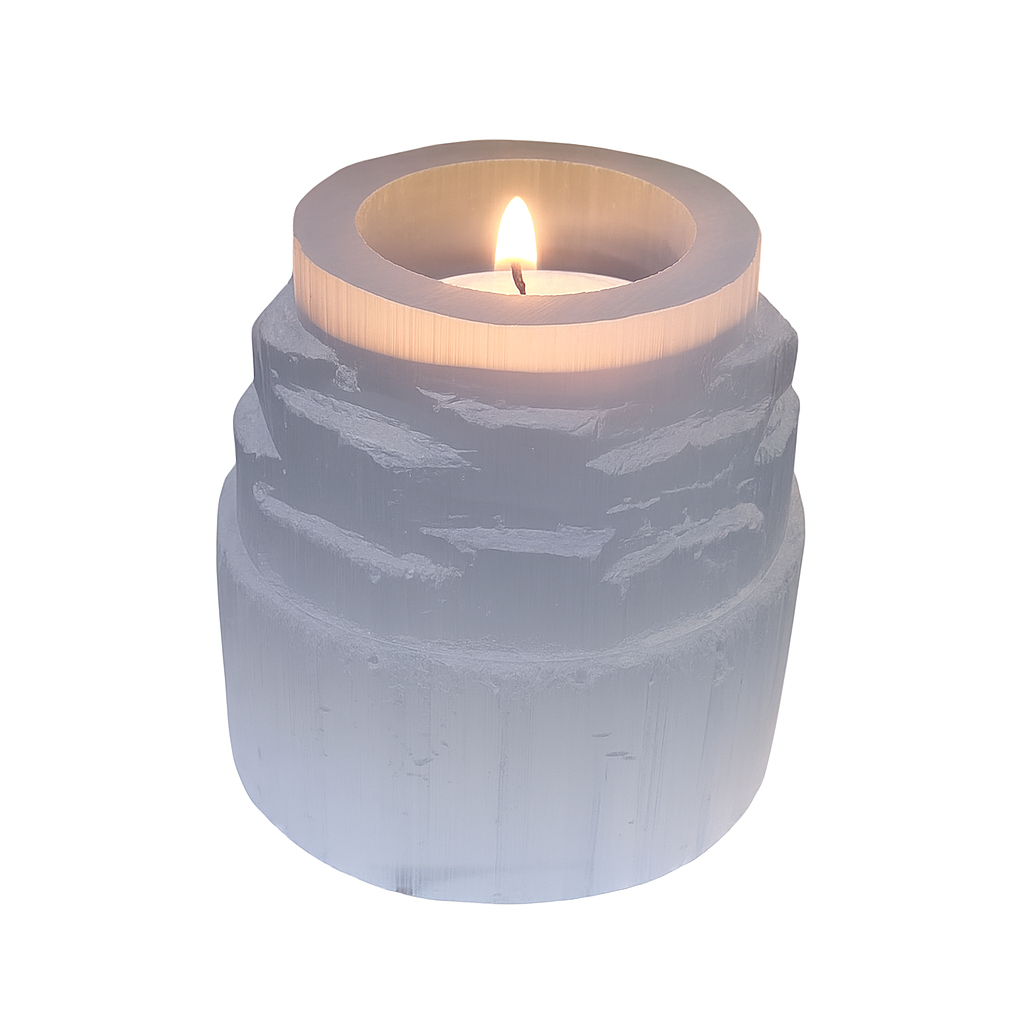 Selenite Tealight Holder
