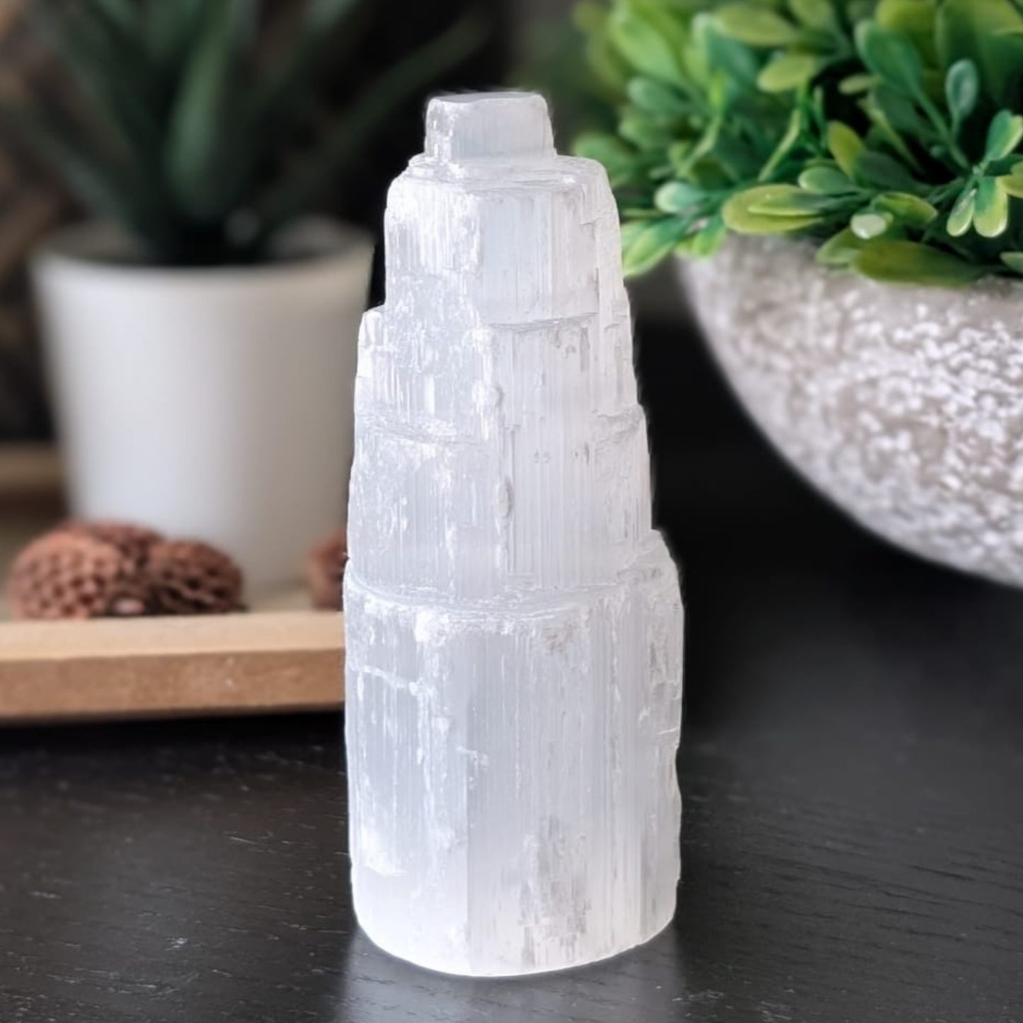 Selenite Mini Tower - 8 cm