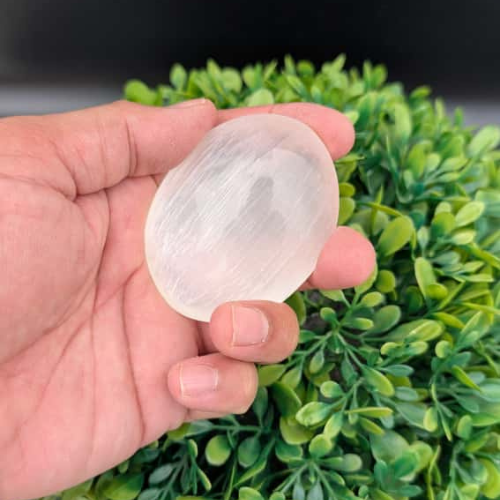 Selenite Wand Massage Stone - Palm