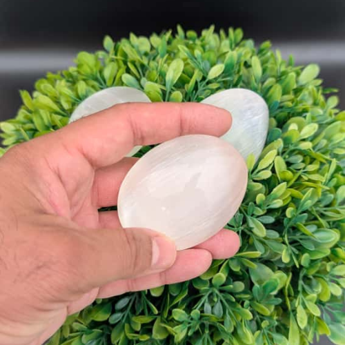 Selenite Wand Massage Stone - Palm