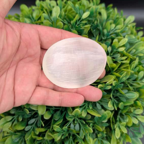 Selenite Wand Massage Stone - Palm