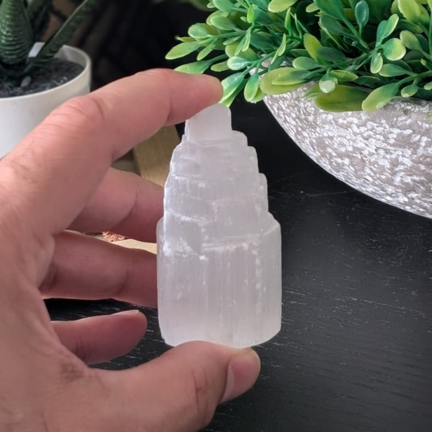 Selenite Tower - 10 cm