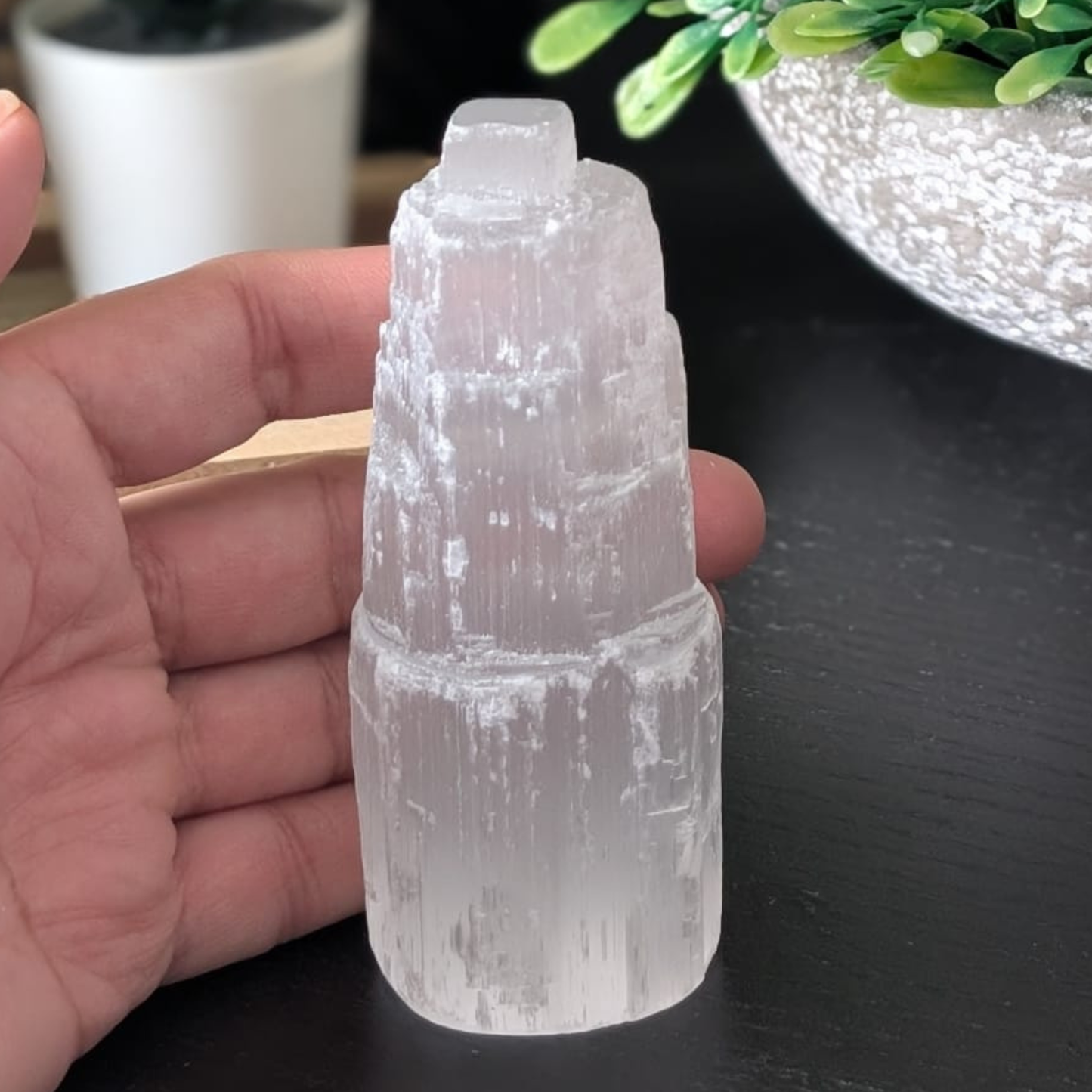 Selenite Mini Tower - 8 cm