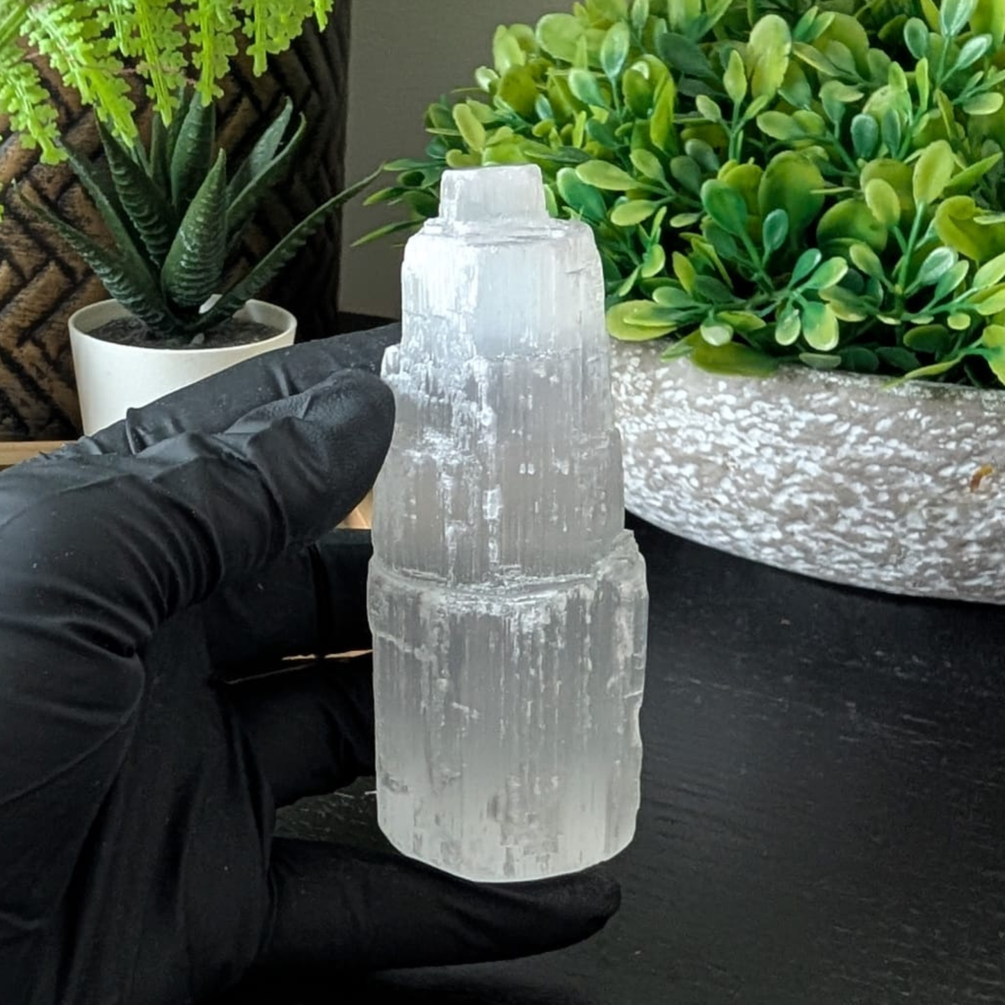 Selenite Mini Tower - 8 cm