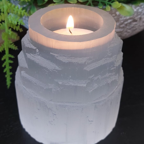 Selenite Tealight Holder