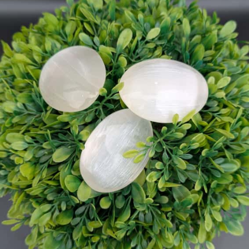 Selenite Wand Massage Stone - Palm