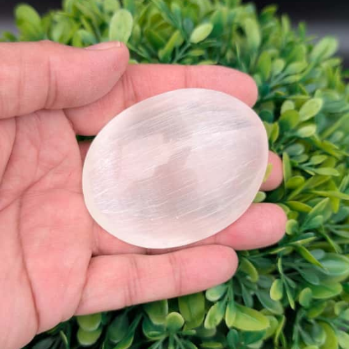 Selenite Wand Massage Stone - Palm