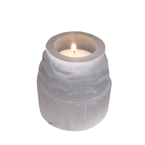 Selenite Tealight Holder
