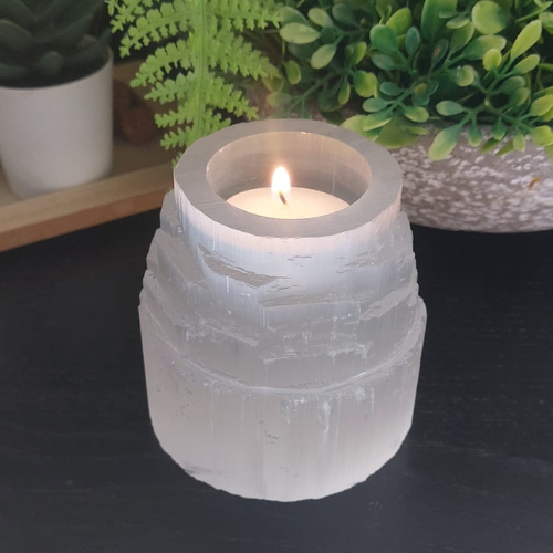 Selenite Tealight Holder