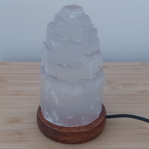 Selenite Tower Mini - USB Multy Color LED